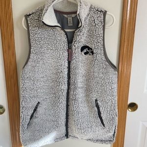 Iowa Hawkeye Vest - S, Gray